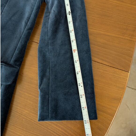 ZADIG & VOLTAIRE Viva Velours Velvet Button Navy Blazer, size S - Picture 8 of 11